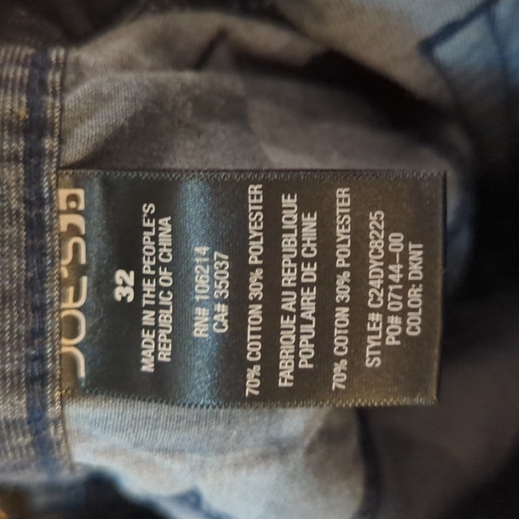 Indigo corduroy straight leg pants by Joe's Jeans, size 32" - Picture 6 of 7